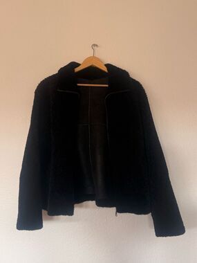Women’s Black Shearling Jacket